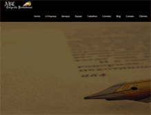 Tablet Screenshot of abccaligrafia.com.br